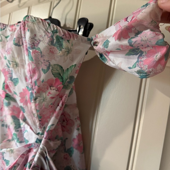 2/for $20 🪩 PRETTYLITTLETHING🌸 Pastel Floral Strapless Dress (Size Zero) - Picture 8 of 14